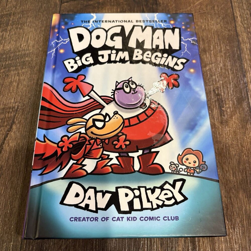 Dog Man Big Jim Begins 1st Edition 1st Printing HC 2024 Dav Pilkey Scholastic